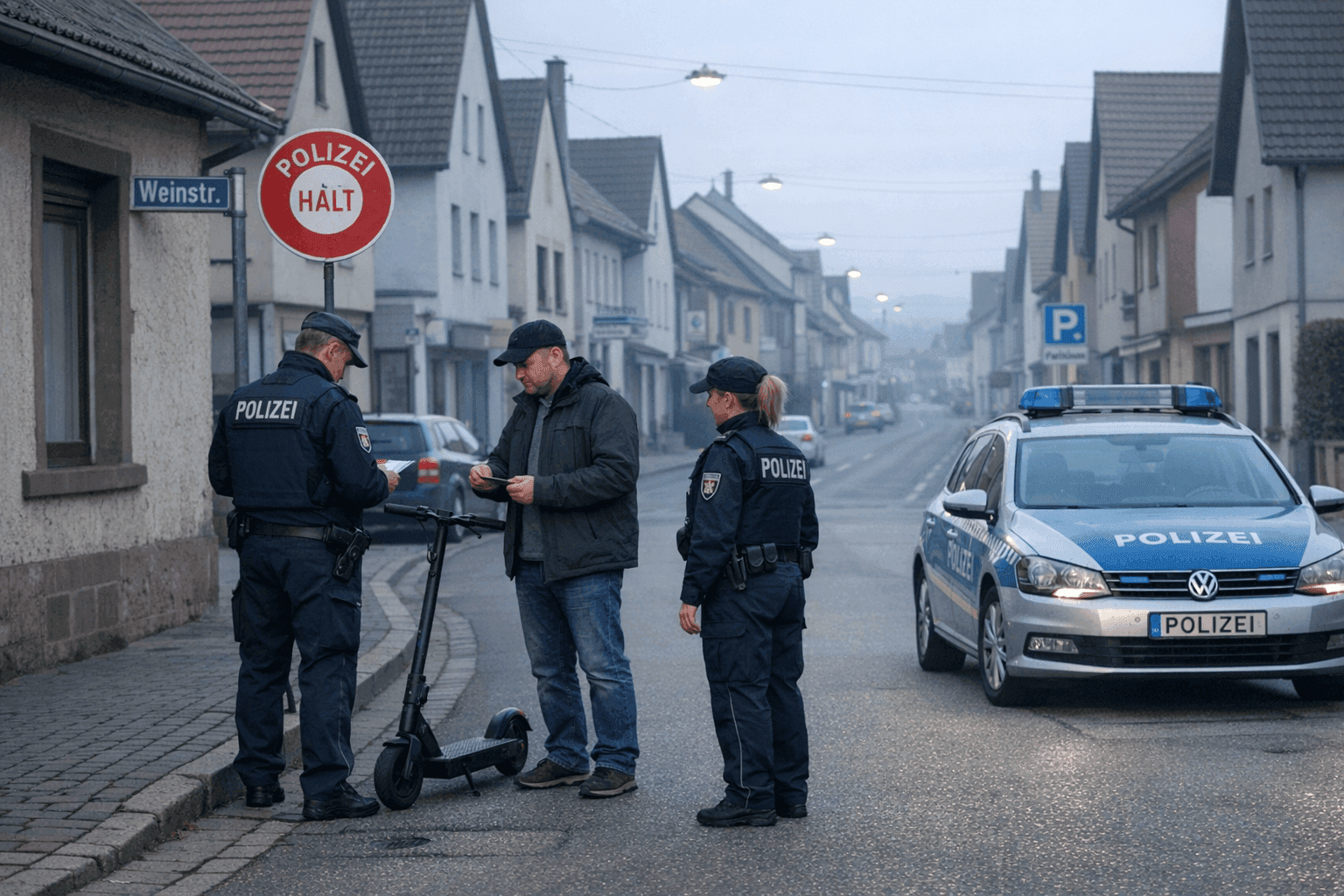 E-Scooter-Fahrer in Edenkoben gestoppt
