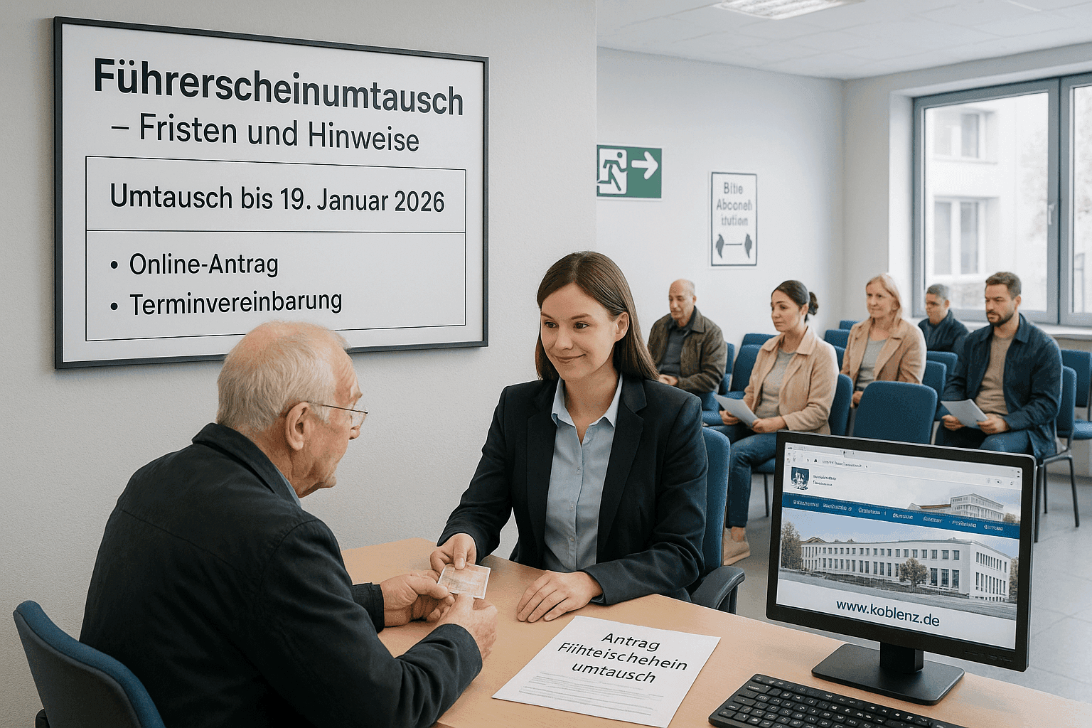 Führerschein-Umtausch bis Januar 2026 Pflicht