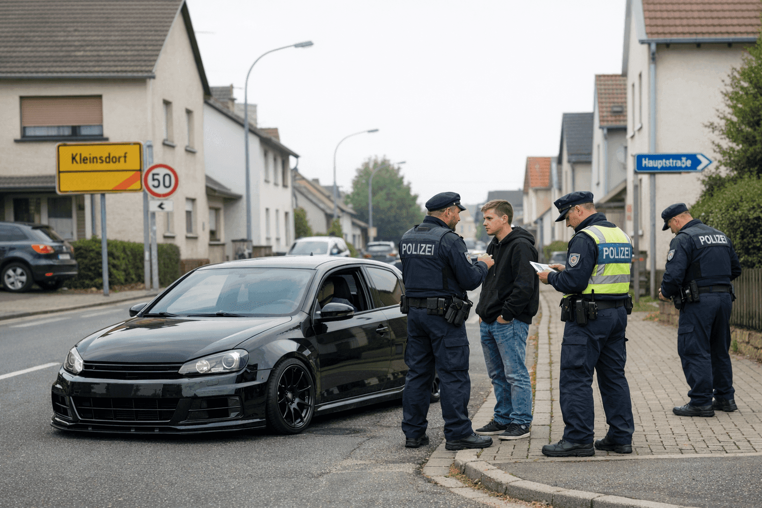 Getuntes Auto gestoppt – Fahrer positiv auf Kokain