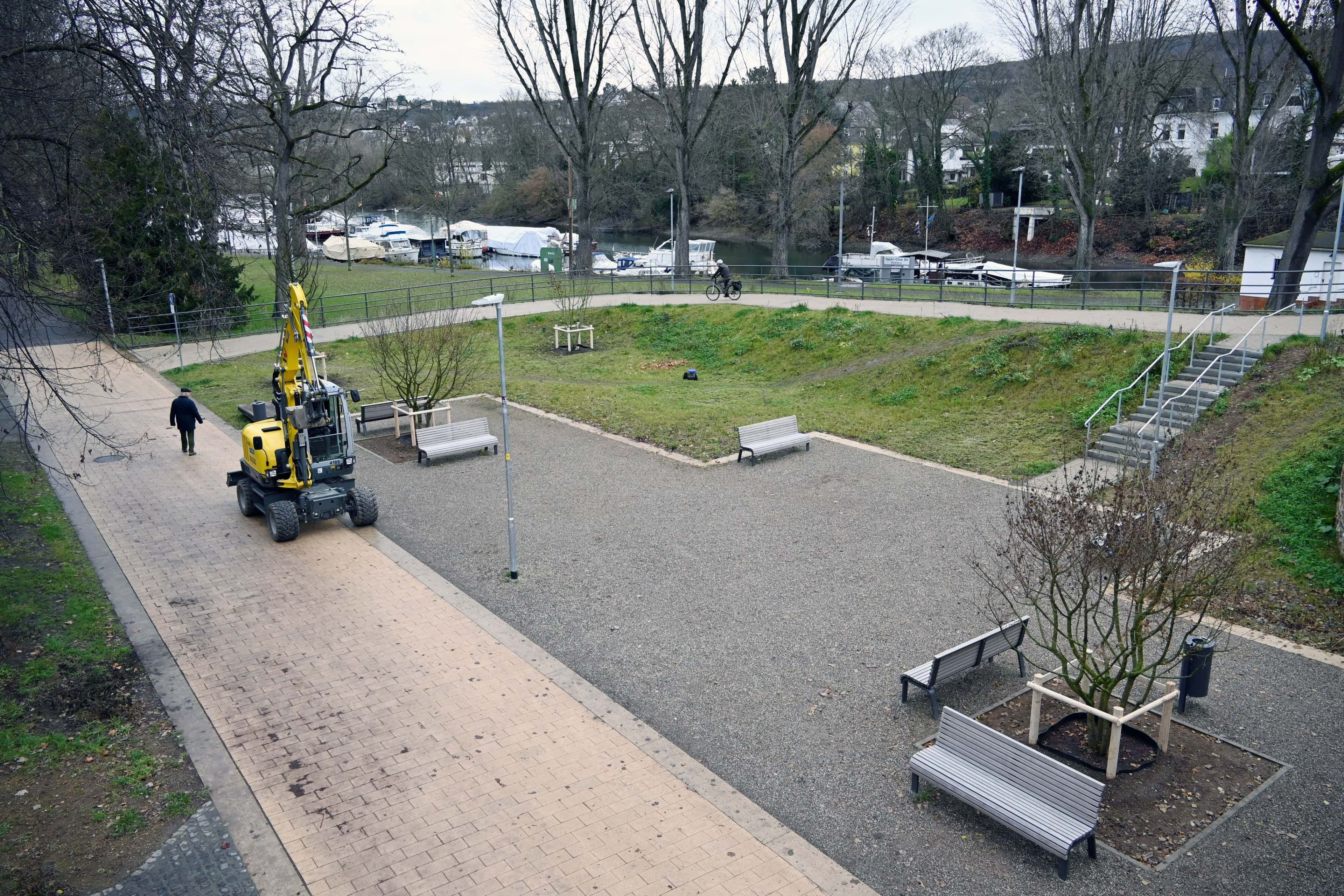 Grünes Paradies am Oberwerth entsteht