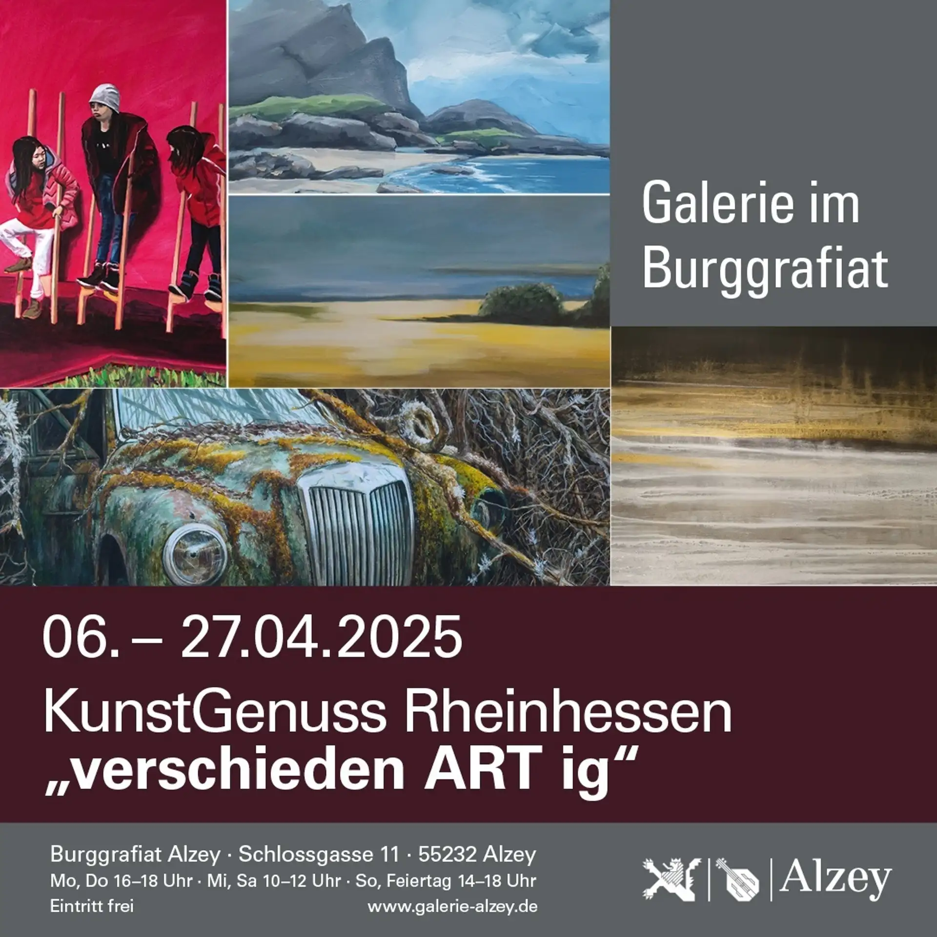 Erlebe die Vernissage 'verschiedenART'!