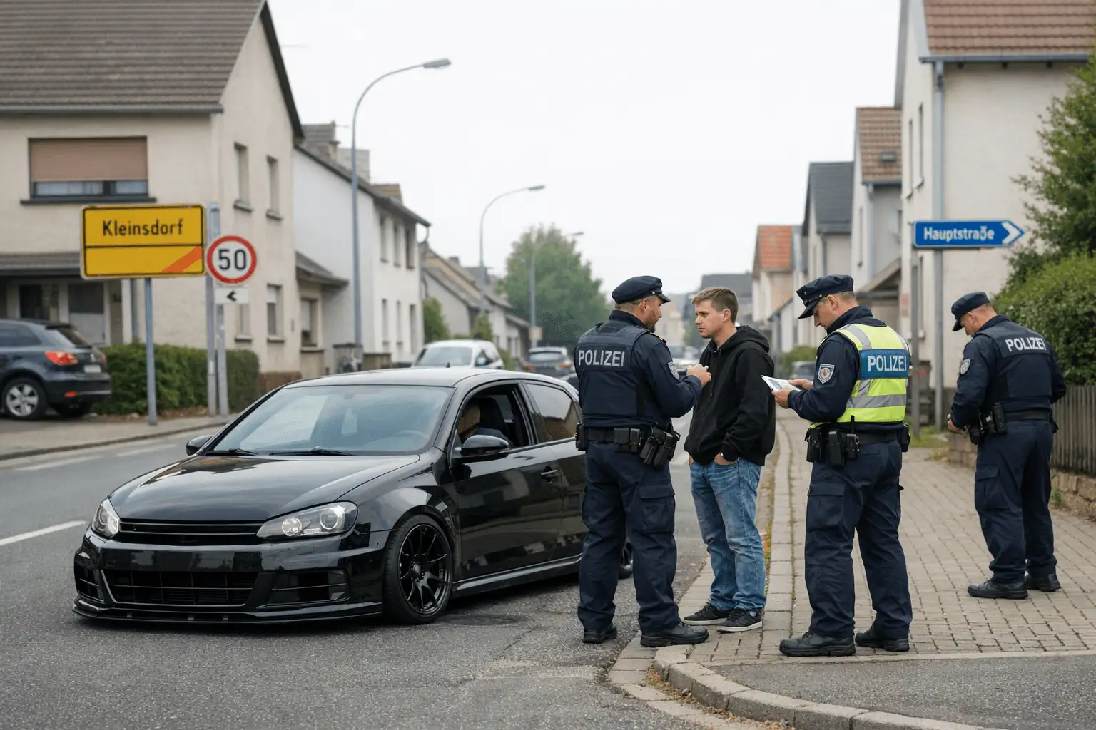 Getuntes Auto gestoppt – Fahrer positiv auf Kokain