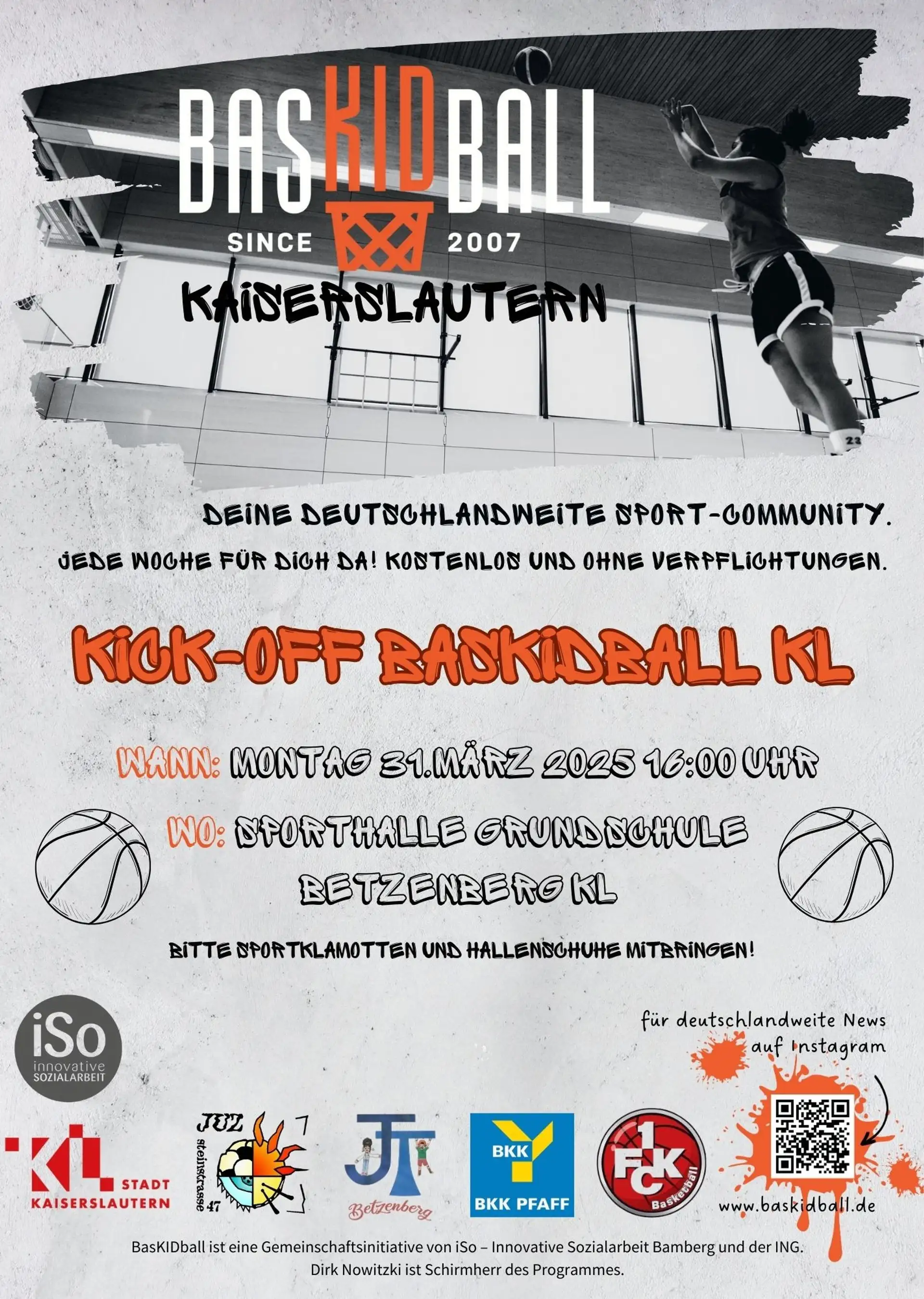 Korrektur zur BasKIDball-Pressemitteilung