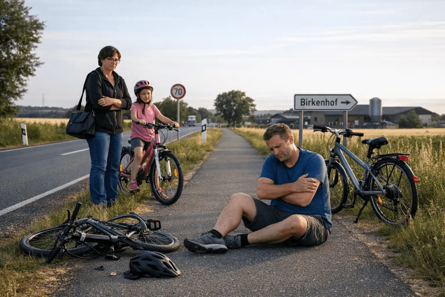 Radfahrerin nach Unfall bei Meckenheim verschwunden