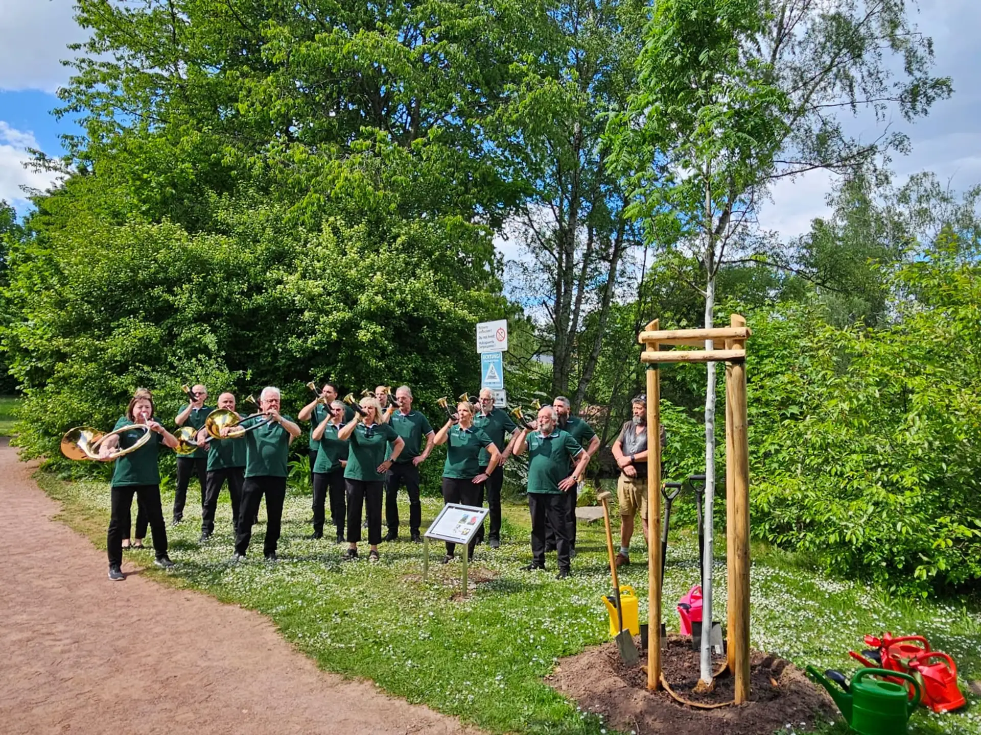Seltene Baumspende im Volkspark Kaiserslautern