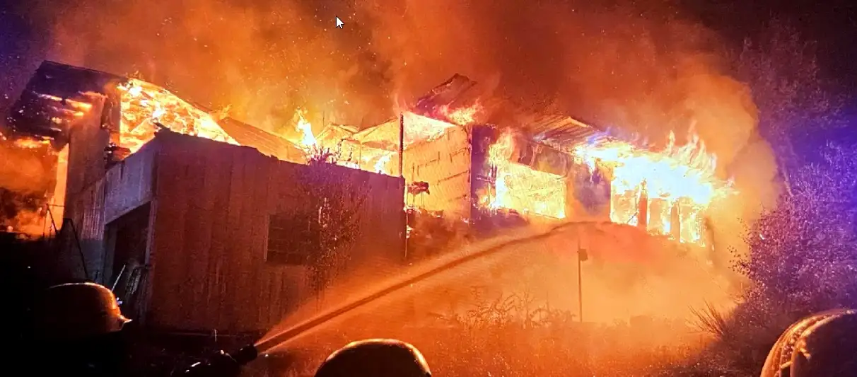 POL-PDPS: Vollbrand eines Wohnhauses