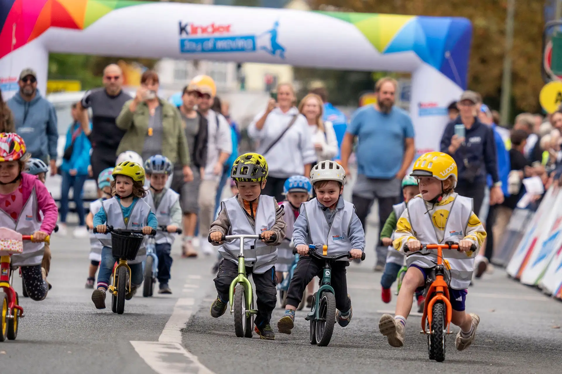 Kinderangebote bei der Lidl Deutschland Tour in Bad Dürkheim: Bike Parade und Laufradrennen