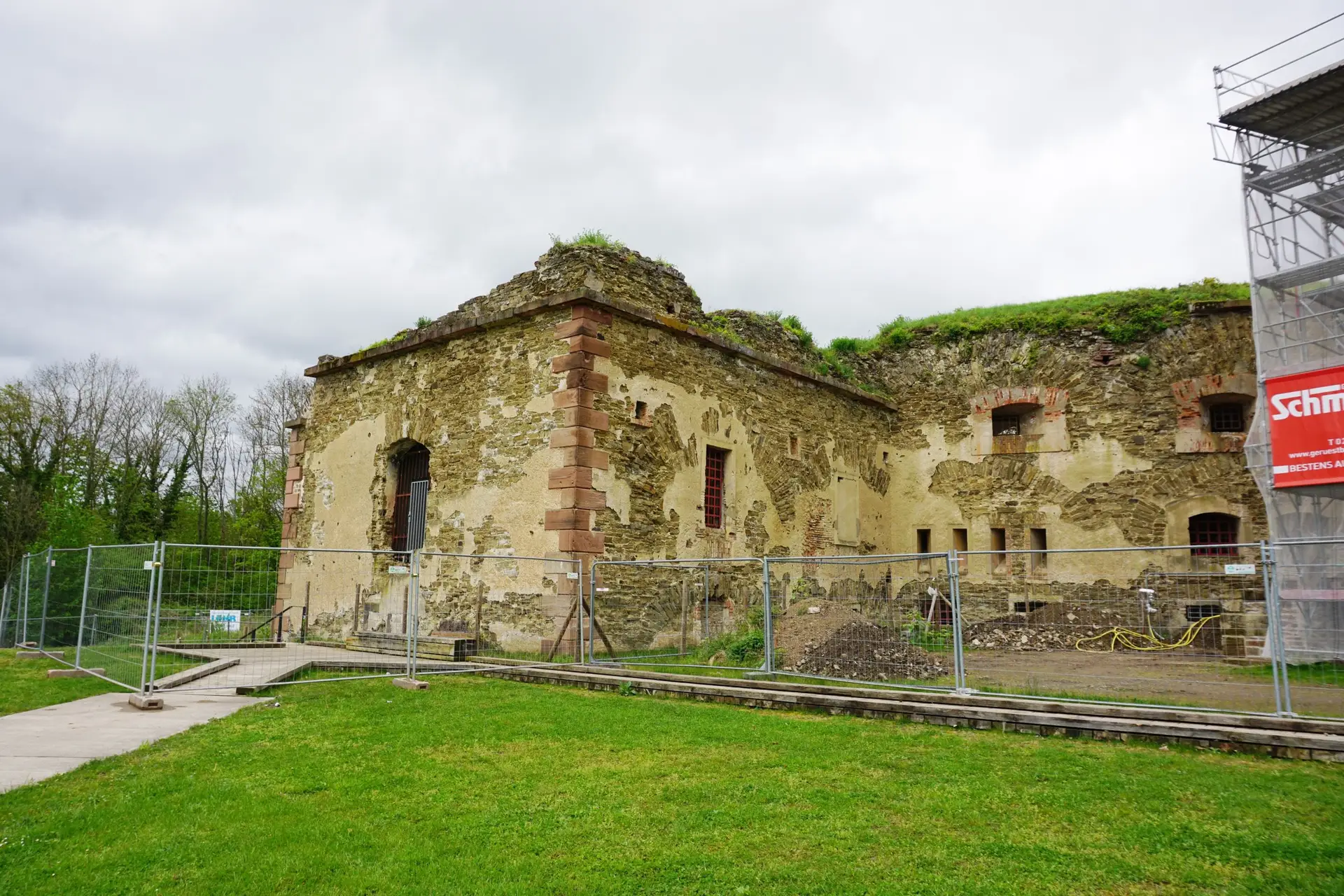 Sicherheitsmaßnahmen im Festungspark Asterstein