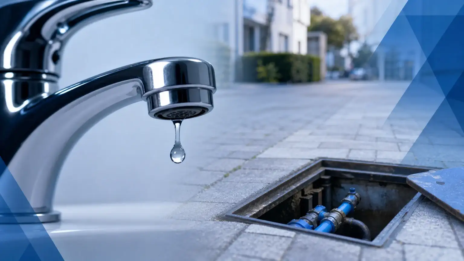 Wasserrohrbruch in der Saarlandstraße sorgt für Sperrung und Umleitungen