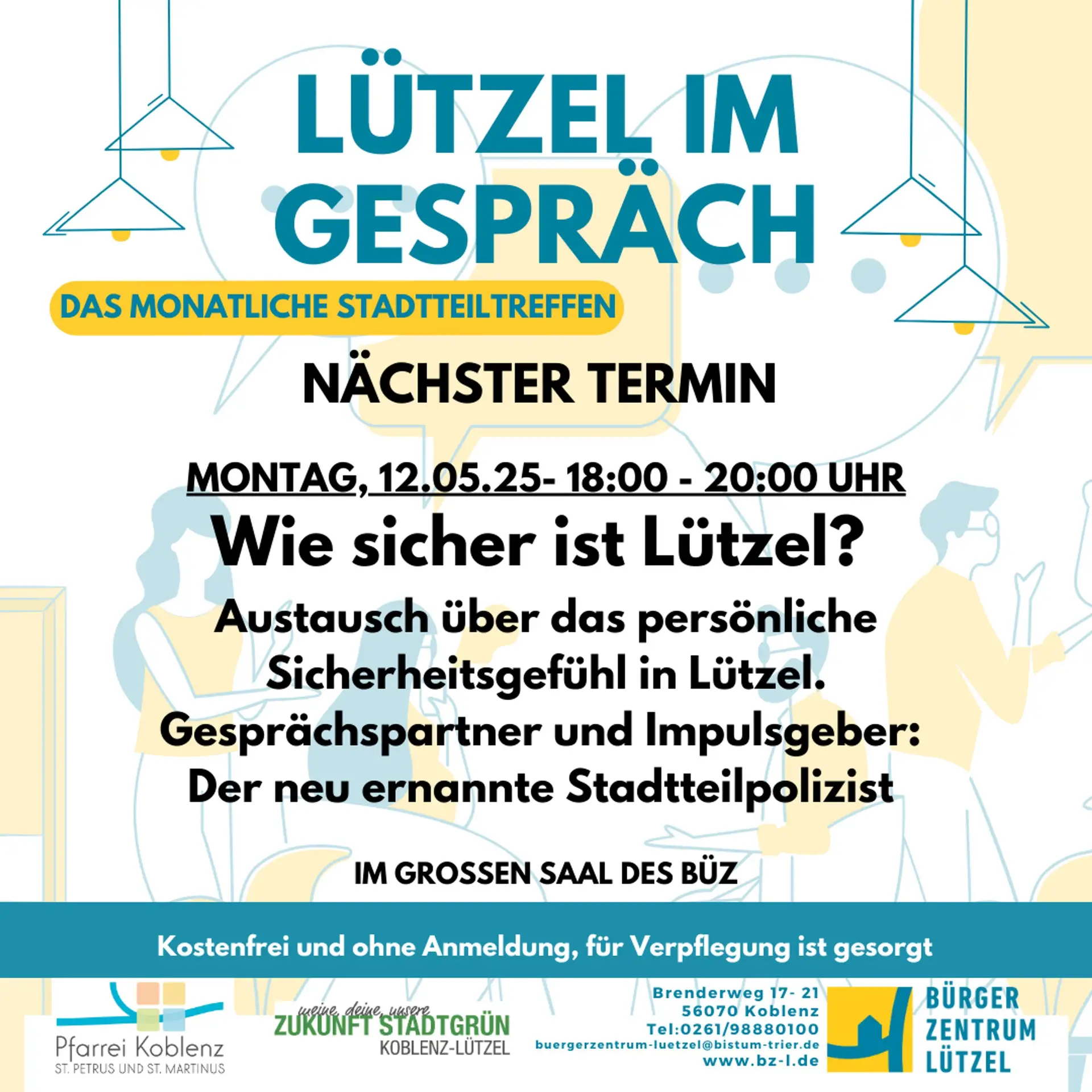Stadtteiltreffen im Lützel: Sicherheit im Fokus