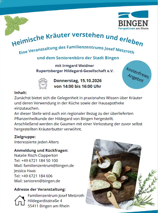 Foto zeigt eine Sammlung heimischer Kräuter.